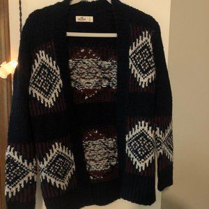 Patterned Hollister Cardigan